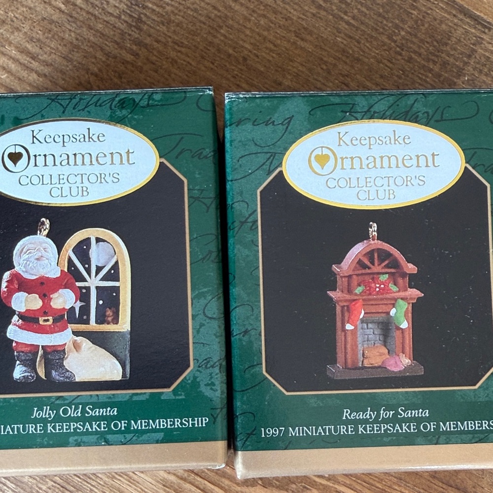 Miniature hallmark Ornaments